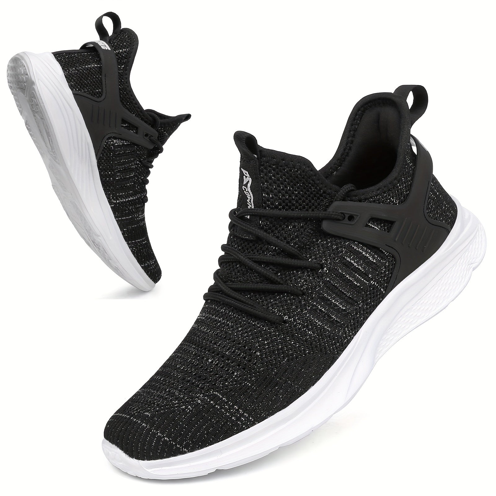 Men's Camo Knit Trail Running Shoes Soft Sole Sneakers