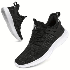 Men's Camo Knit Trail Running Shoes Soft Sole Sneakers