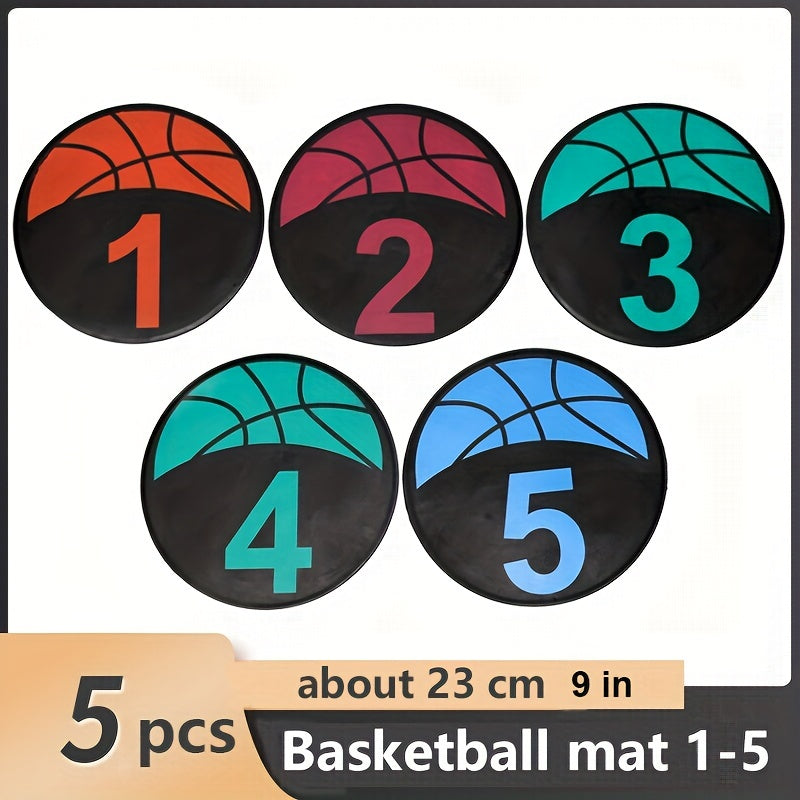 10pcs Anti Slip Poly Spot Markers Basketball Training Equipment