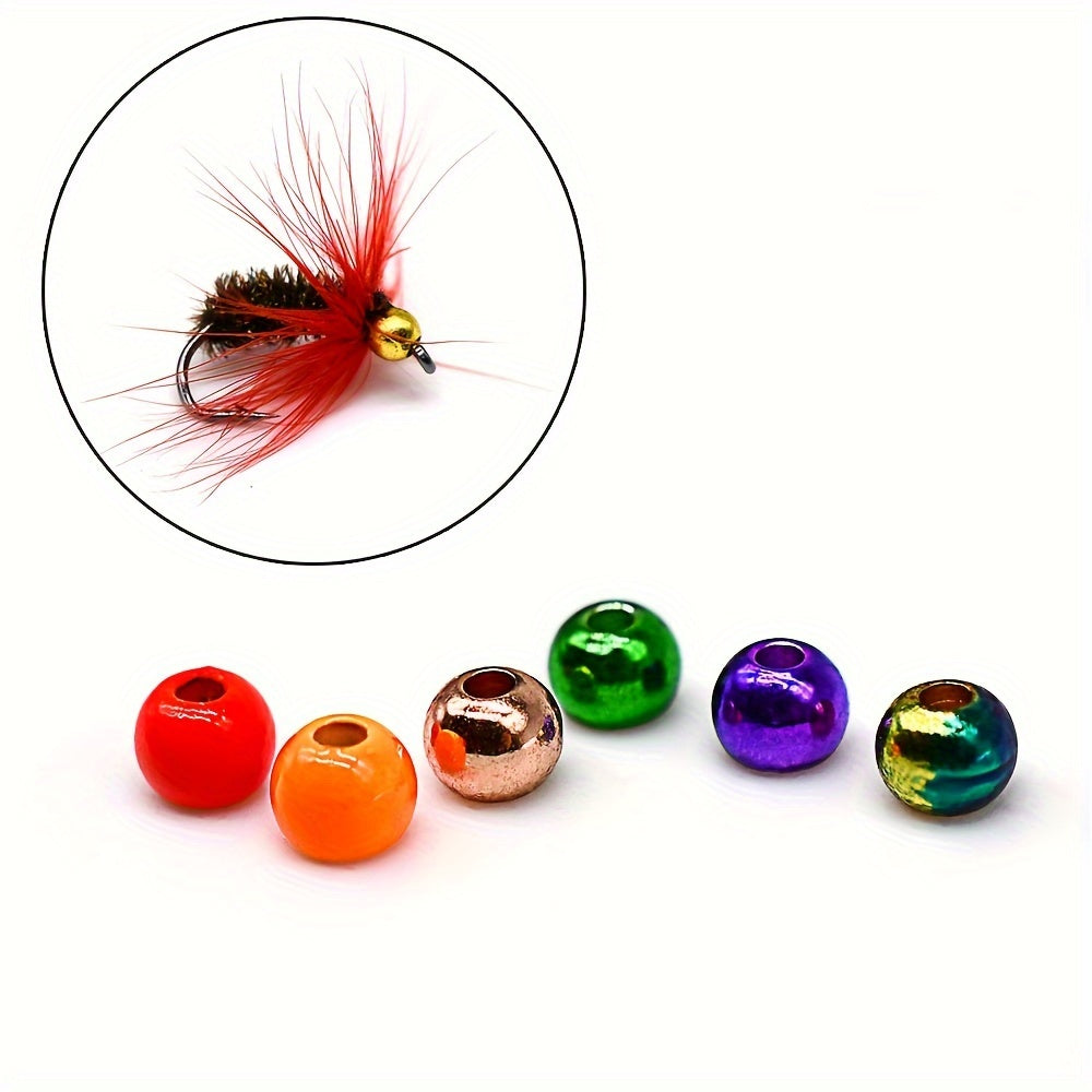 20pcs 3.2mm Colorful Beads for Fly Fishing - Fly Tying Nymph Eyes
