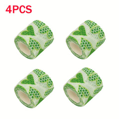 4pcs Cartoon Pattern Pet Self Adhesive Bandage Rolls Vet Tape For Cat And Dog