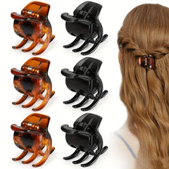 12pcs Hair Claw Clips Plastic Strong Hold Grip Hair Jaw Clip For Thick Hair