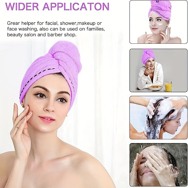 Microfiber Hair Towel Wrap for Women Quick Dry Hair Turban