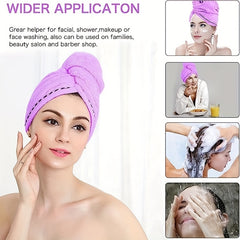 Microfiber Hair Towel Wrap for Women Quick Dry Hair Turban