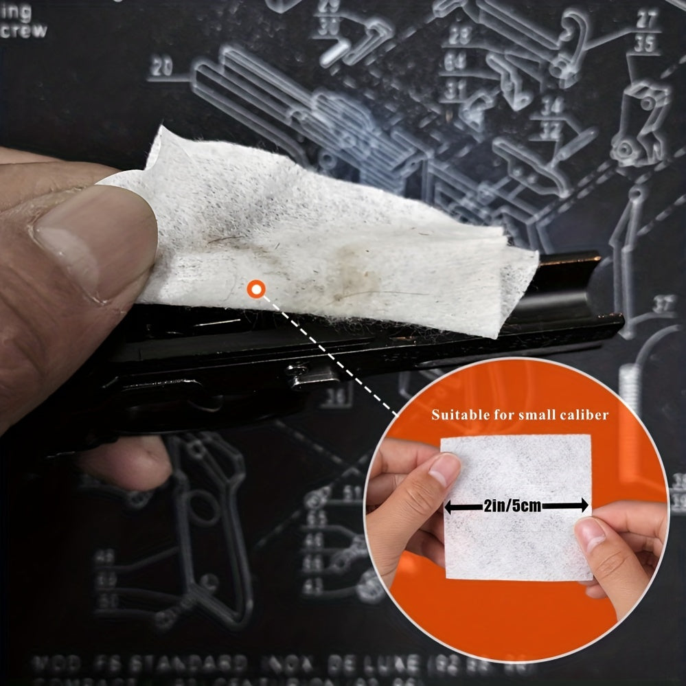 Gun Cleaning Supplement Pack with Swabs, Patches, Oiler - 800pcs Total