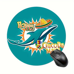 Dolphin Gaming Mouse Pad Non-Slip Waterproof for Computer Laptop Office