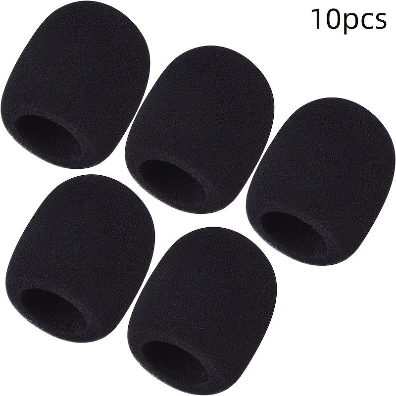 10pcs Disposable Handheld Microphone Foam Cover