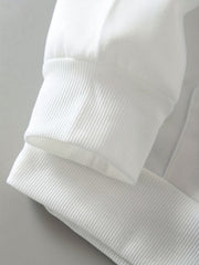 Hooded Sweater with Kangaroo Pocket Loose Fit
