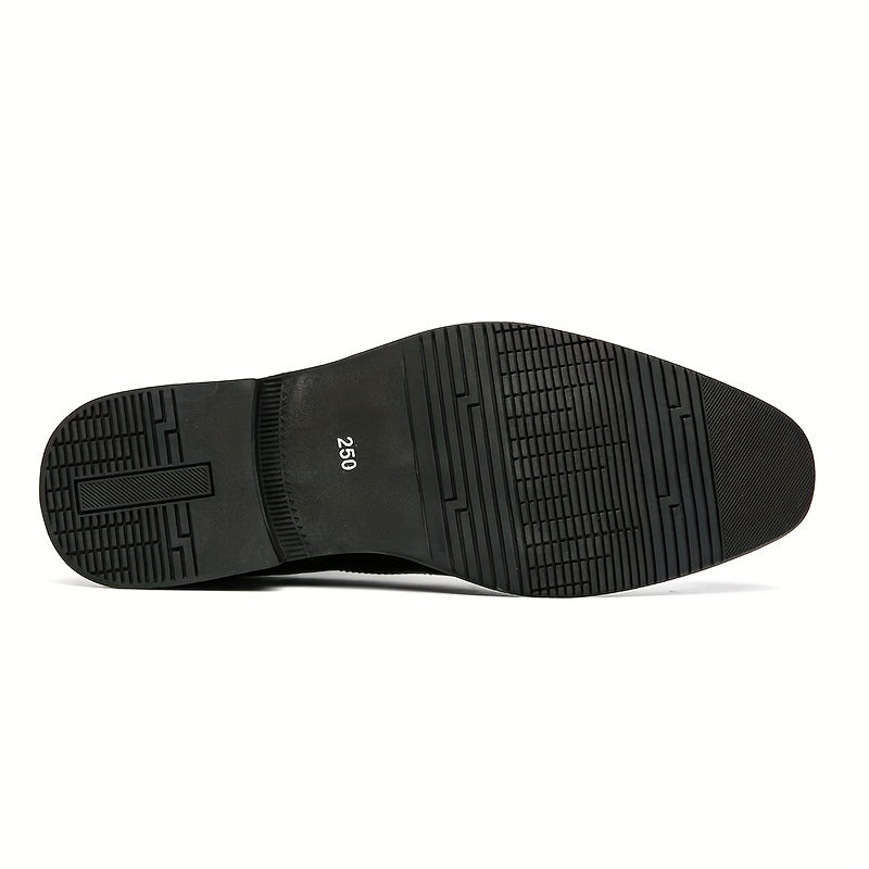 Men's Lace-Up Low-Top Brogue Dress Shoes