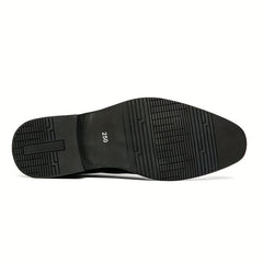 Men's Lace-Up Low-Top Brogue Dress Shoes