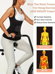 Waist Trainer Tummy Control Zipper Shaping Cami Top