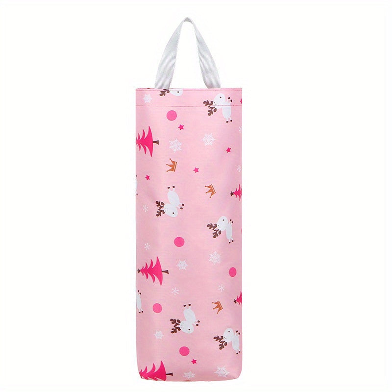Plastic Bag Holder Wall Mount - Grocery Bag Storage Dispenser