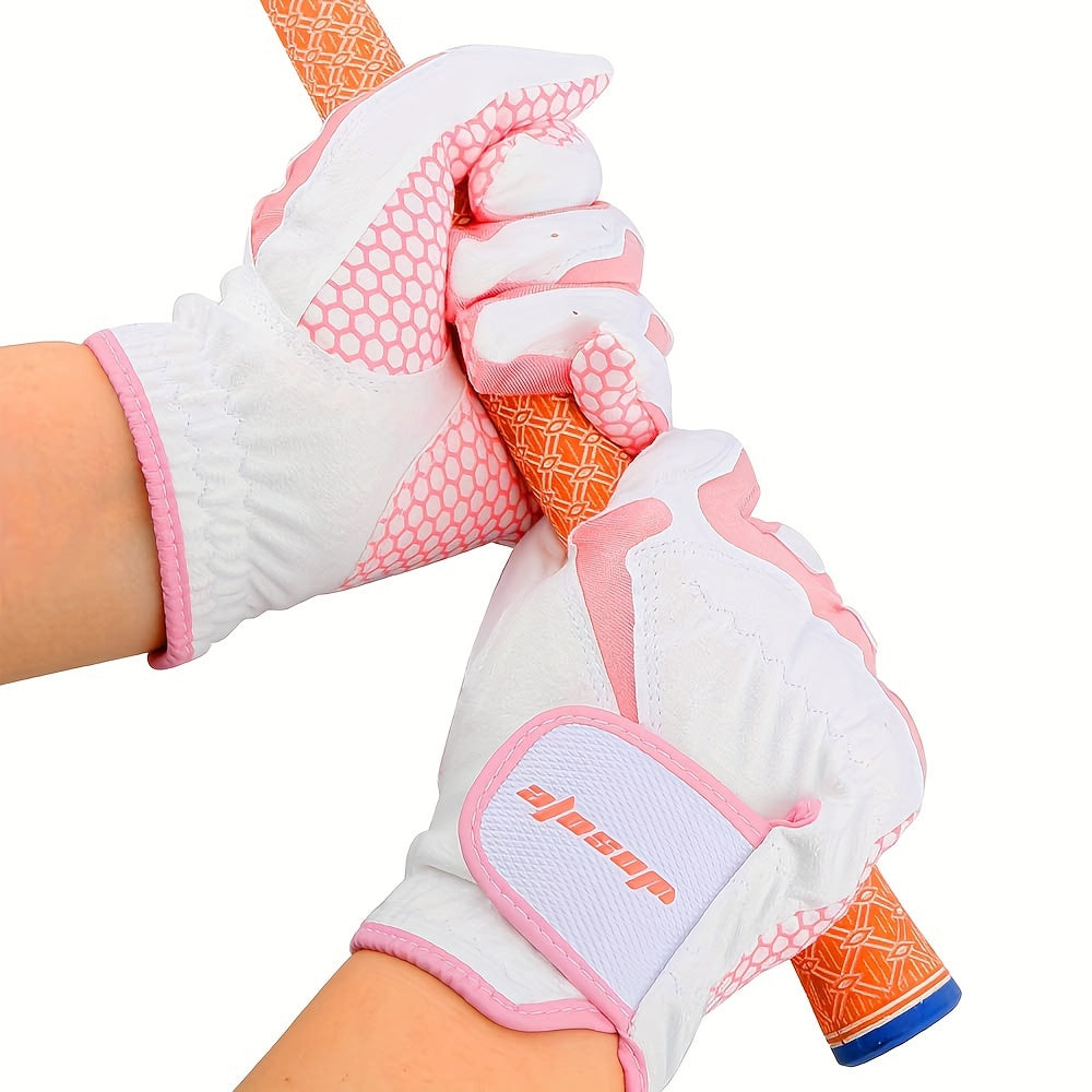 Women's Non Slip Golf Gloves - Breathable Microfiber Cloth for Enhanced Grip