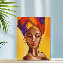 1pc Abstract Woman 40x50 Unframed Digital Painting Set DIY Home Decor Canvas Kit