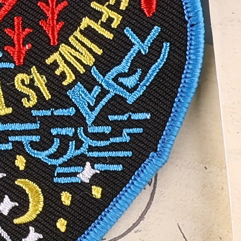 2pcs Teen Embroidery DIY Patches - Clothes Backpack Hat Party Gift