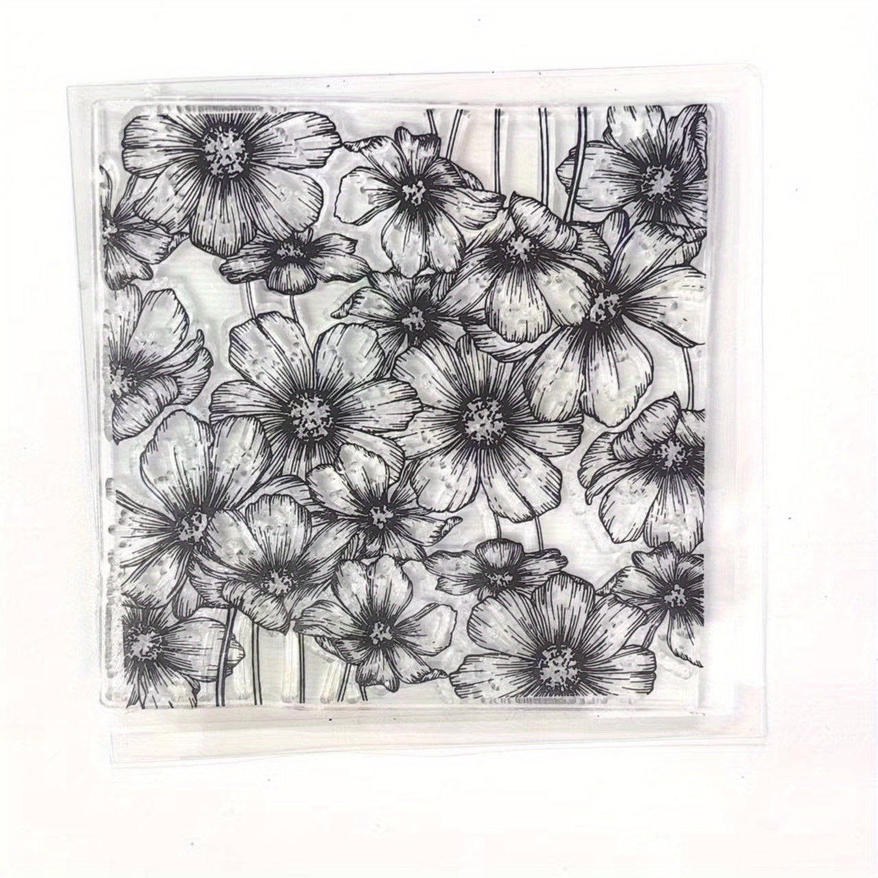 1pc Lily Flower Clear Stamps Transparent Stamp DIY Craft Making Greeting Card