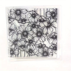 1pc Lily Flower Clear Stamps Transparent Stamp DIY Craft Making Greeting Card