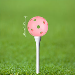 24-Pack Plastic Golf Balls for Backyard Practice and Swing Training