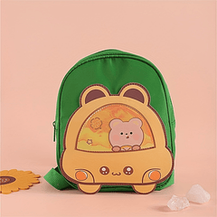 Teen Cartoon Zipper Backpack For Traveling