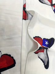 Plus Size Flag Butterfly One Shoulder Maxi Dress