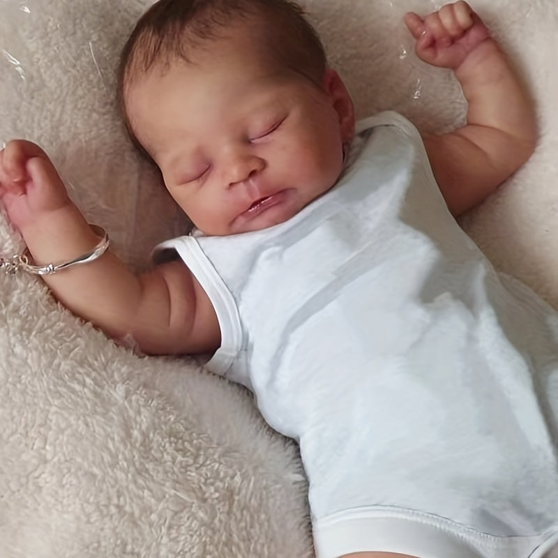 50 8 Cm Reborn Doll Sleeping Baby Boy High Genesis Hand Painted Doll