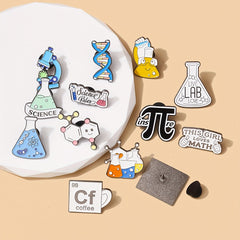 Chemistry Lab Element Brooch Pin