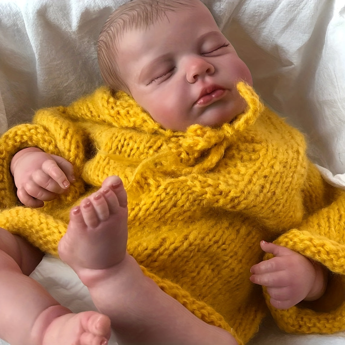 20in Reborn Doll Lifelike Hand Painted Art Doll Birthday Gift
