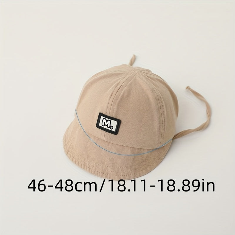Unisex Sunshade Bucket Hat with M Label for Kids