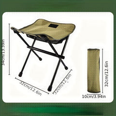 Portable Folding Chair for Camping and Fishing with Bag