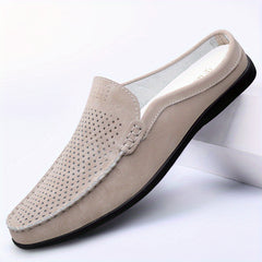 Men's Breathable No Tie Slip On Loafers Casual Outdoor Walking Shoes