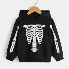 Boy's Skeleton Hoodie for Halloween