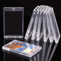 5PCS Ultraman Card Brick Strong Magnetic Protection Sleeve Transparent Box