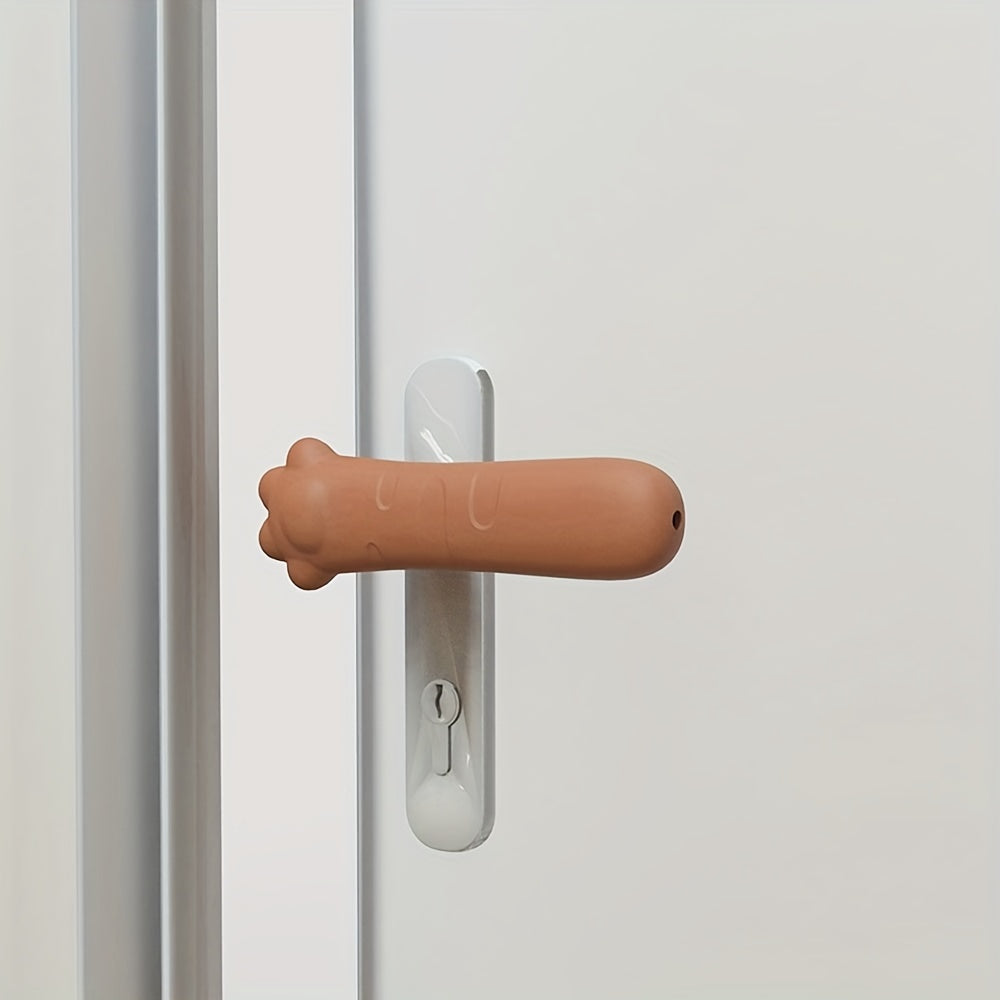 Cat Paw Door Handle Cover Silicone Knob Protector