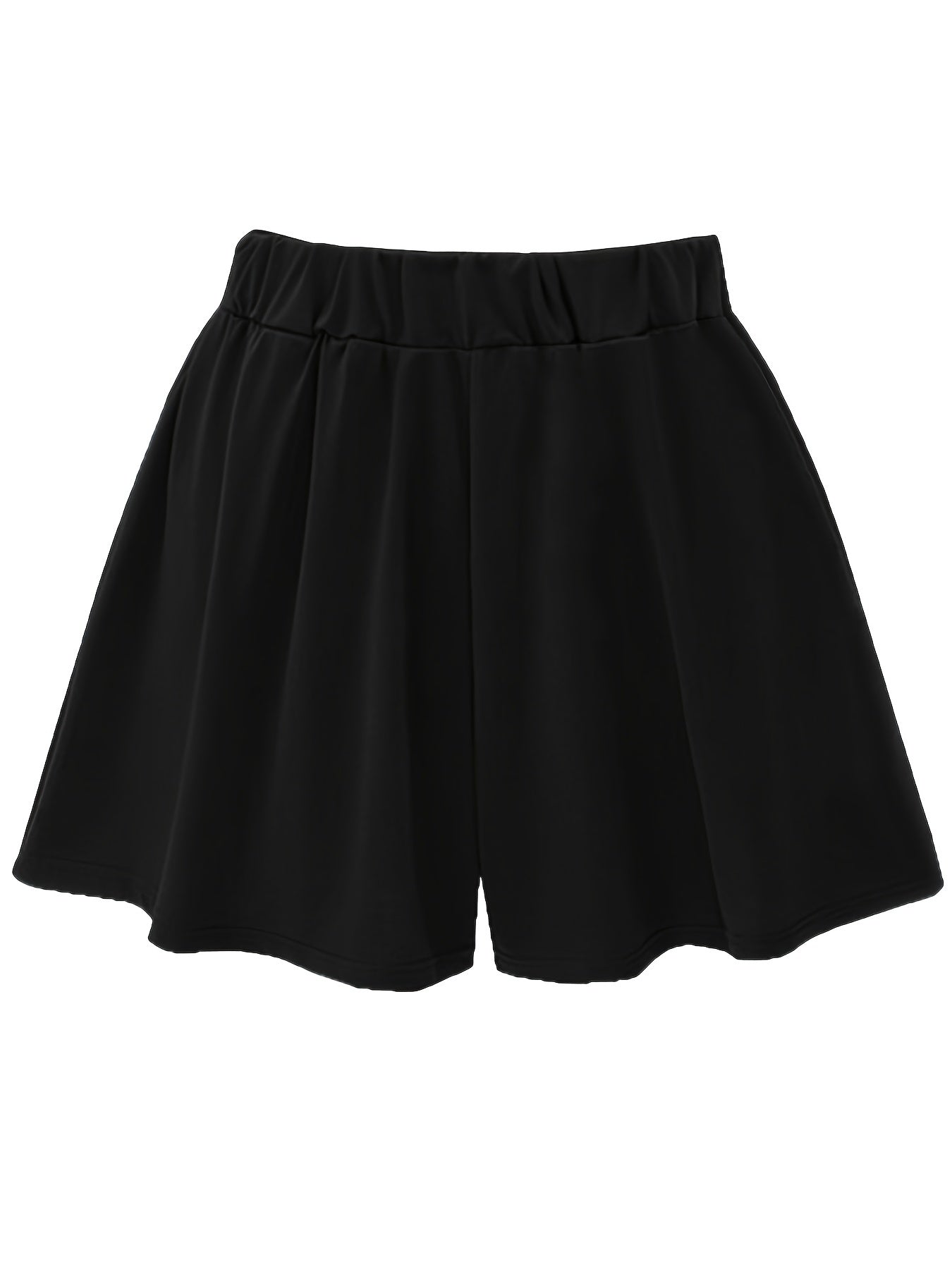 Women's Plus High Rise High Stretch Basic Shorts