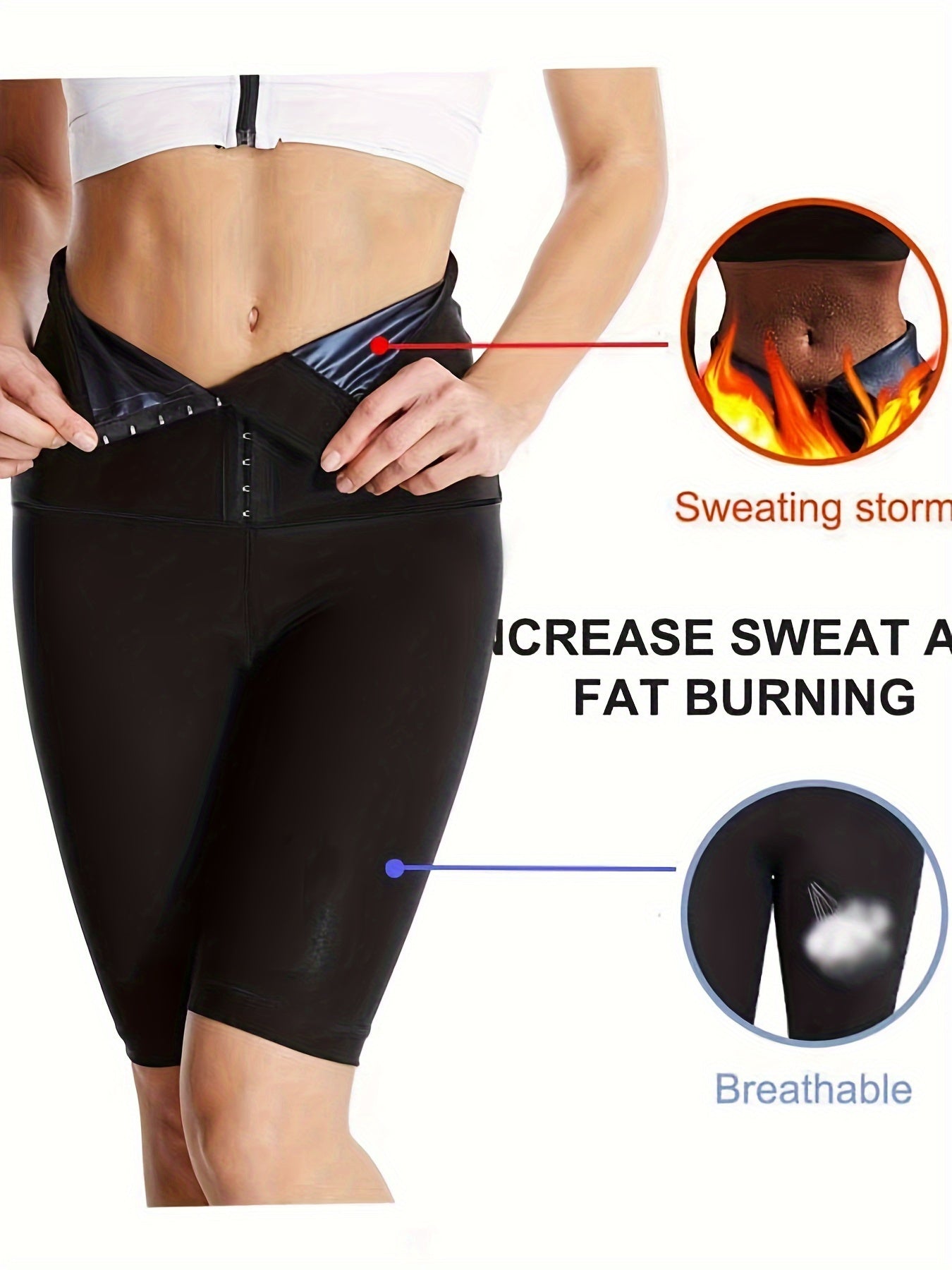 Sports High Waist Running Shorts Sweat Wicking Fitness Shorts