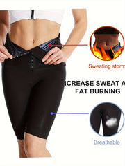 Sports High Waist Running Shorts Sweat Wicking Fitness Shorts