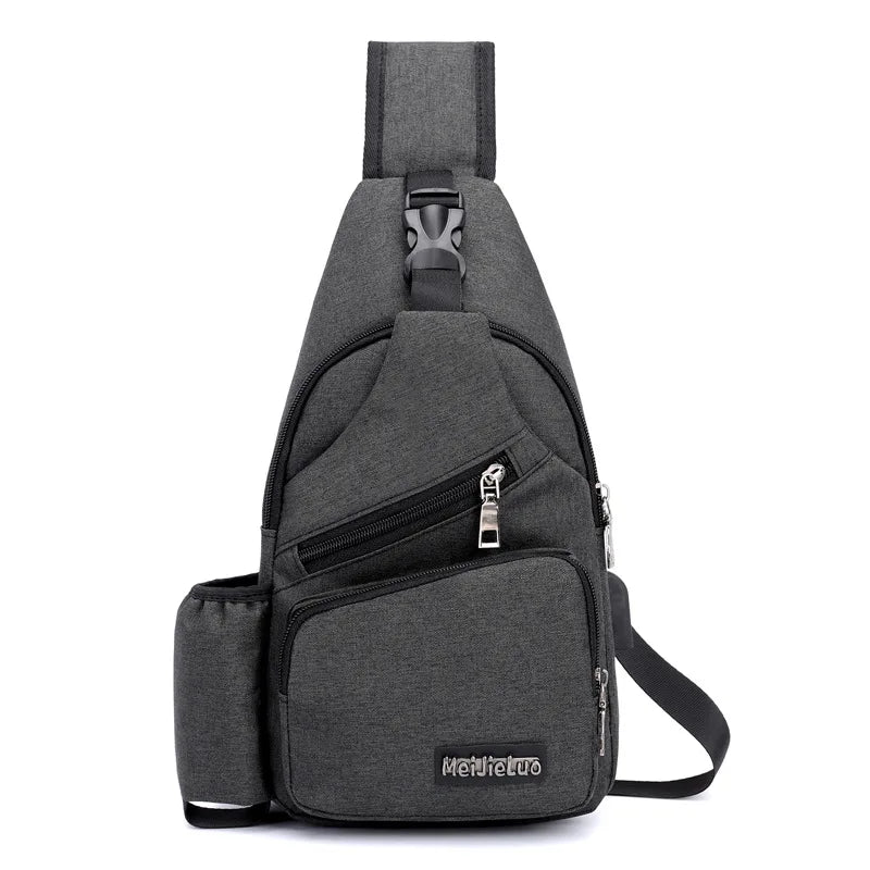 Small Casual Messenger Chest Bag Unisex Women Men