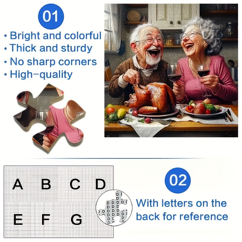 Grandma's Lazy Time Jigsaw Puzzle - Easy DIY