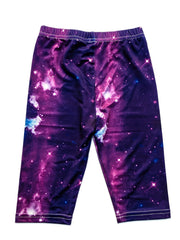Girls' Starry Sky Graphic Shorts Leggings For Outwear Dance Bike Shorts