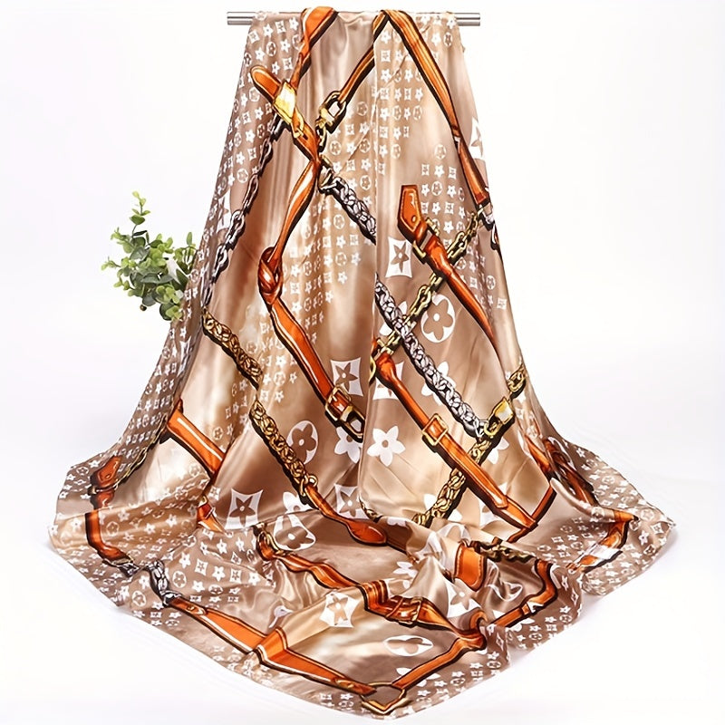 Satin Silk Square Scarf