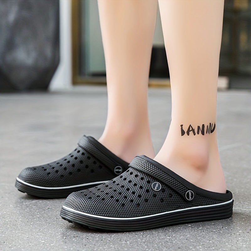 Men's Closed Toe Clogs Sandals Soft Sole Walking Shoes