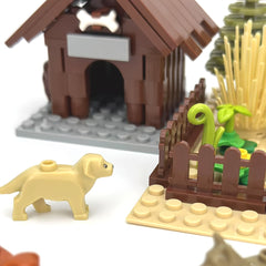 Interactive Golden Retriever Puppy Dog Toy with 6 Colorful Accessories