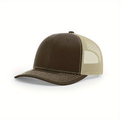 Adjustable Sunshade Mens Mesh Peaked Cap With Embroidery