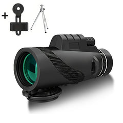 HD Portable Monocular BAK4 Prism IPX4 Waterproof