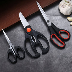 3-Pack Stainless Steel Multifunctional Scissors for Chicken Bones and Food