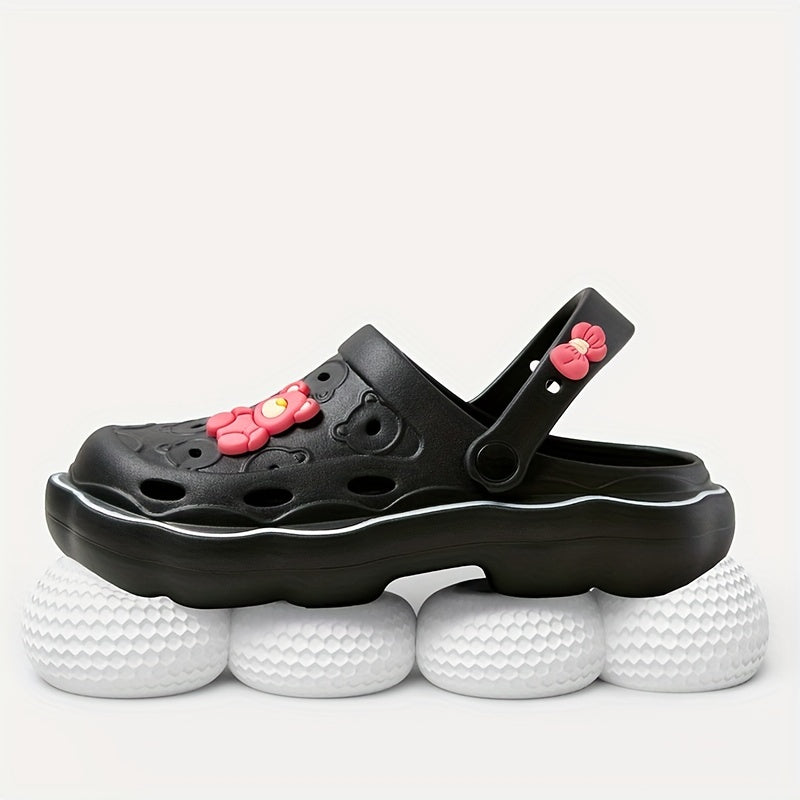 Women's Bear Garden Clogs Hollow Out Slide Shoes