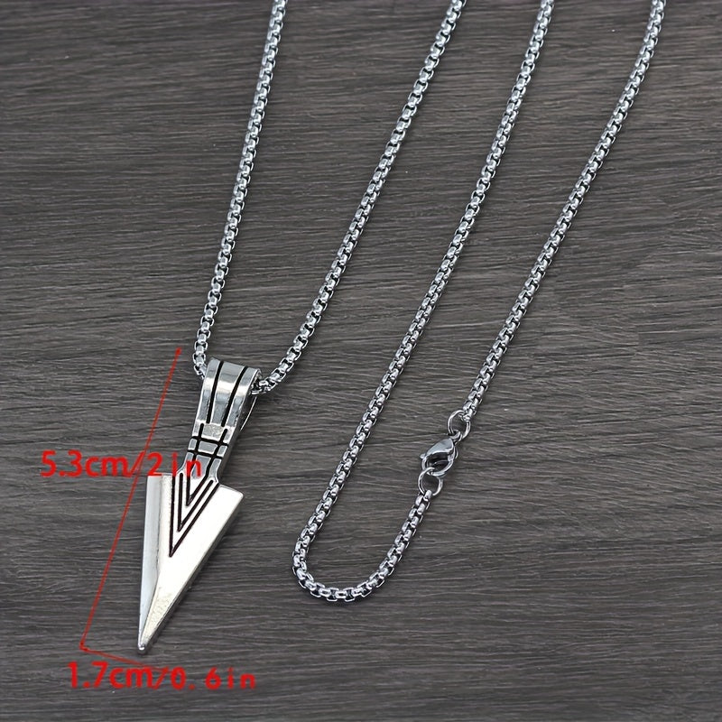 Men's Viking Necklace Hammer Compass Knot Wolf Axe Pendant