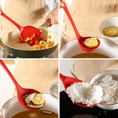 4pcs Silicone Kitchenware Cooking Utensils Set Non-Stick Pot Shovel Spoon