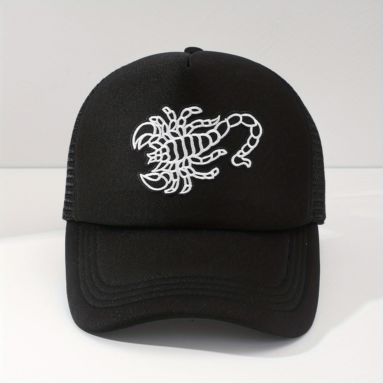 Men's Scorpion Print Mesh Baseball Cap