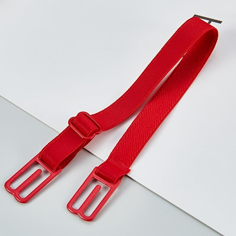 Women's Adjustable Elastic Bra Strap Anti Slip Bra Back Hasp Clip